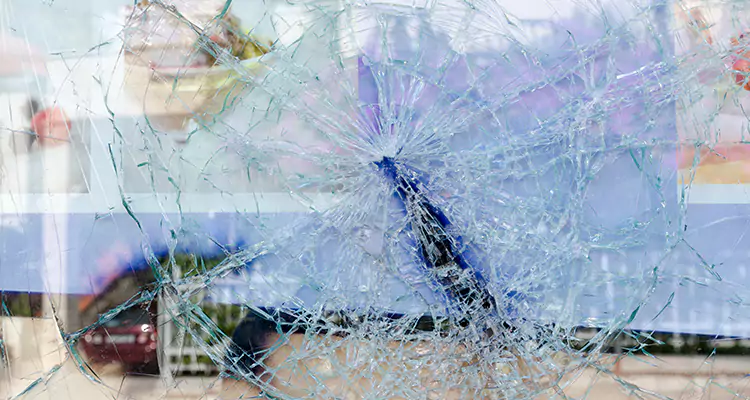 Cracked Glass Balcony Door Repair in Warrington, FL