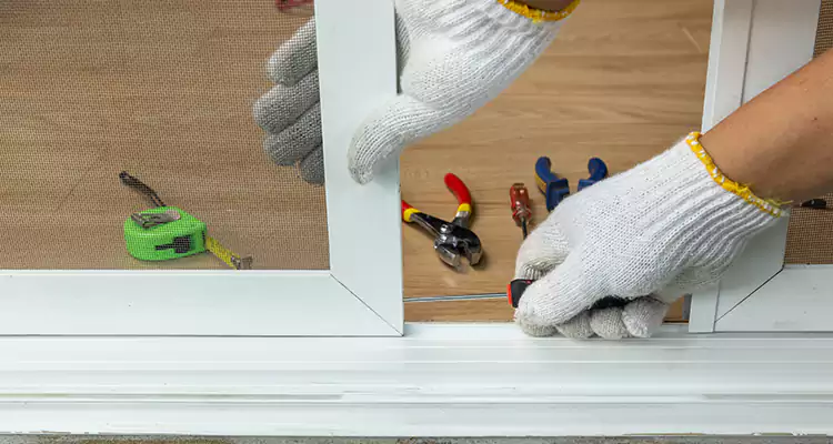 Sliding Glass Door Off Rails Repair in Warrington, FL